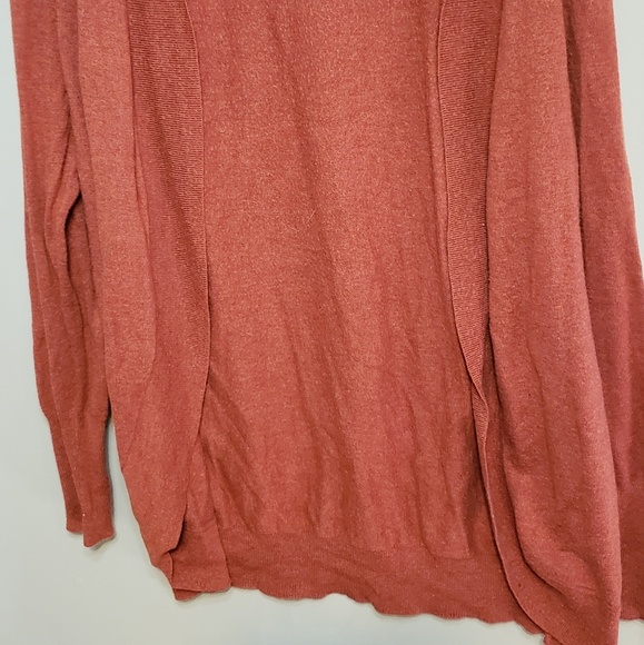 Dark Peach colored Cardigan - Picture 2 of 4